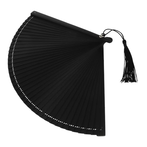 Parliky Retro Faltbarer Bambus Handfächer mit Quaste und Stofftasche Vintage Design Tragbar und Multifunktional für Tanz Bühne Fotografie und Alltag Parliky Retro Faltbarer Bambus Handfächer mit Quaste und Stofftasche Vintage Design Tragbar und Multifunktional für Tanz Bühne Fotografie und Alltag von Parliky