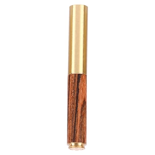 Parliky Retro Messing Füllfederhalter Mini Holz Füller Schreibfeder Ergonomisch Rutschfest Originell Geschenk Stift für Schule Büro von Parliky