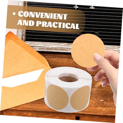 Parliky Runde Kraftpapier Aufkleber Selbstklebende Blanko Etiketten für Namensschild Klassifizierung Scrapbooking Geschenketiketten Langlebig Vielseitig Einsetzbar Parliky Runde Kraftpapier Aufkleber Selbstklebende Blanko Etiketten für Namensschild Klassifizierung Scrapbooking Geschenketiketten Langlebig Vielseitig Einsetzbar von Parliky