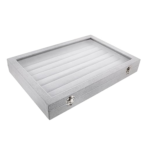 Parliky Schmuckaufbewahrungsbox Mit Transparentem Deckel Für Ringe Ohrringe Anhänger Und Broschen Robuste Und Leichte Reisebox Für Schmuck-organizer Parliky Schmuckaufbewahrungsbox Mit Transparentem Deckel Für Ringe Ohrringe Anhänger Und Broschen Robuste Und Leichte Reisebox Für Schmuck-organizer von Parliky