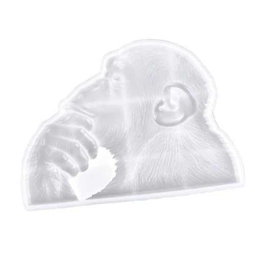Parliky Silikon Gorilla Gießform Flexibel Langlebig DIY Epoxidharz Form Gorilla förmige Dekoration Bastelset für Kreative Harzkunst und Handgemachte Wohnaccessoires von Parliky