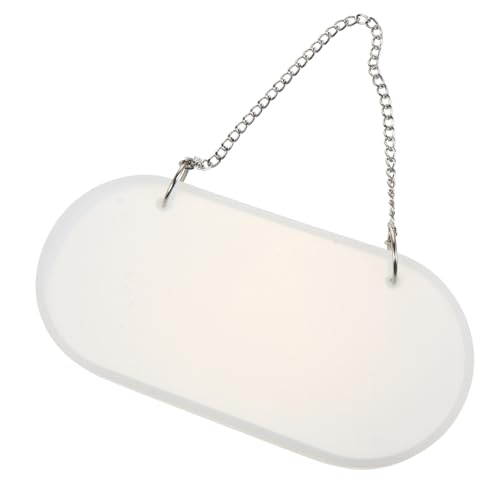 Parliky Silikonform Oval Türschild DIY Gießform für Resin Türplatte mit Kette Flexible Langlebige Silikonform für Individuelle Dekoration und Glatte Oberflächen von Parliky
