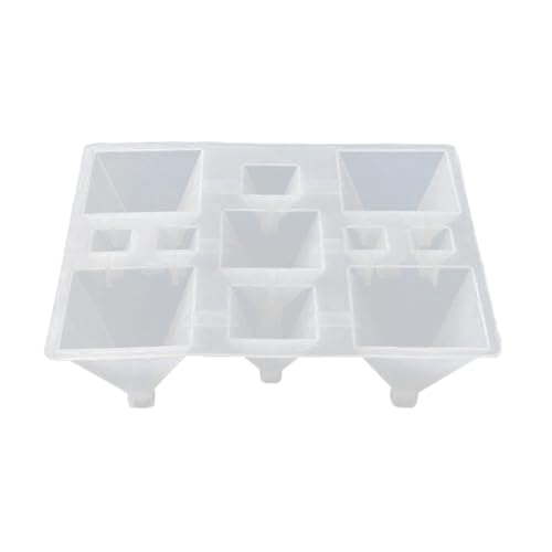 Parliky Silikonform Pyramide Gussform für Epoxidharz DIY Crystal Backform Kuchen Fondant Schokolade Basteln Hitzebeständig und Lebensmittelecht Parliky Silikonform Pyramide Gussform für Epoxidharz DIY Crystal Backform Kuchen Fondant Schokolade Basteln Hitzebeständig und Lebensmittelecht von Parliky