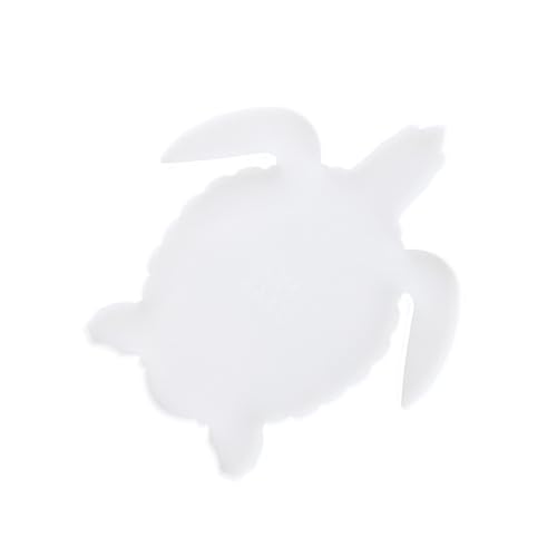 Parliky Silikonform Schildkröte Untersetzer Gießform Epoxidharz Crystal Epoxy Mold DIY Kreative Tischdekoration Langlebig Bpa frei Einfach zu Entformen Hautfreundlich für Heimdeko von Parliky