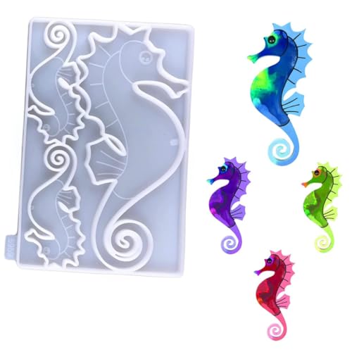 Parliky Silikonform Tier Wanddekor Gießform Flexibel DIY Wandornament Silikon Gießform für Epoxidharz Bastelornamente Wandanhänger Dekoration von Parliky