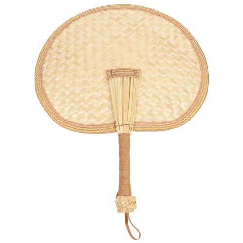 Parliky Sommer Woven Fan aus Handgefertigter Leichter Handfächer für Erwachsene für Sommer Vintage Design zum Kühlen und Dekorieren von Parliky