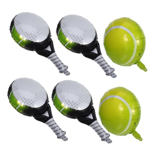 Parliky Tennisball und Tennisschläger Luftballons Teilig Aluminiumfolie Partydeko Tennis Motto Sportliche Geburtstagsfeier Shower Dekoration Parliky Tennisball und Tennisschläger Luftballons Teilig Aluminiumfolie Partydeko Tennis Motto Sportliche Geburtstagsfeier Shower Dekoration von Parliky