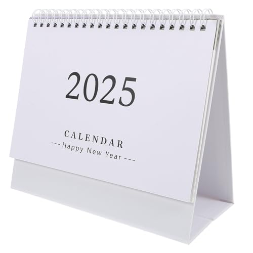 Parliky Tischkalender 2025 Akademischer Tischkalender Mit Löchern Englischer Monatskalender Bürobedarf Dekorativer Monatskalender Fürs Büro von Parliky