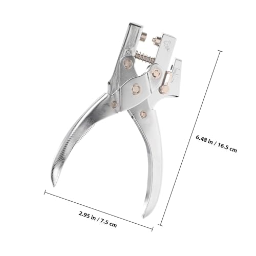 Parliky Titanlegierung Single Hole Puncher Metallstanzer für Basteln DIY Papier Stanzer Langlebig Präzise Leicht Bedienbar für Fotoalbum Scrapbook Umschläge von Parliky