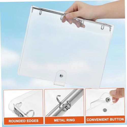 Parliky Transparenter Ringordner Einband Langlebige Leichte Notebook Hülle Kratzfest Wiederverwendbar für Schule und Büro Praktischer Schutz für Notizbücher und Handbücher Design Parliky Transparenter Ringordner Einband Langlebige Leichte Notebook Hülle Kratzfest Wiederverwendbar für Schule und Büro Praktischer Schutz für Notizbücher und Handbücher Design von Parliky