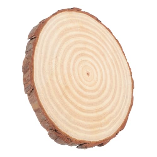 Parliky Unbehandelte Runde Holzscheibe Ø Glatte DIY Baumscheibe aus Naturholz Handliche Holzplatte zum Bemalen Basteln und Dekorieren für Hochzeit Party Weihnachten von Parliky