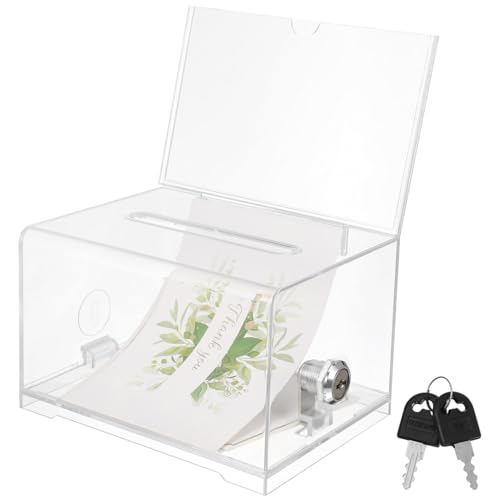 Parliky Visitenkartenetui Spendenboxen Für Wohltätige Zwecke Tombolaboxen Mit Schlitz Vorschlagsboxen Mini Wahlboxen Losboxen Wahlurnen Transparentes Acryl Parliky Visitenkartenetui Spendenboxen Für Wohltätige Zwecke Tombolaboxen Mit Schlitz Vorschlagsboxen Mini Wahlboxen Losboxen Wahlurnen Transparentes Acryl von Parliky