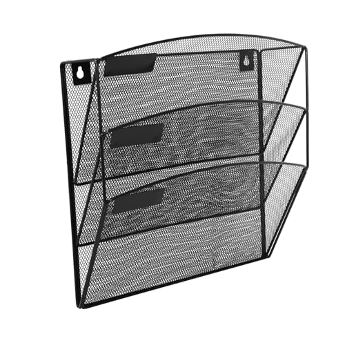 Parliky Wand Organizer Für Büro Mehrschichtiger Hängender Ordner Organizer Aus Metall Format Einfach Zu Installieren Platzsparend Für Schreibtisch Und Wandmontage Parliky Wand Organizer Für Büro Mehrschichtiger Hängender Ordner Organizer Aus Metall Format Einfach Zu Installieren Platzsparend Für Schreibtisch Und Wandmontage von Parliky