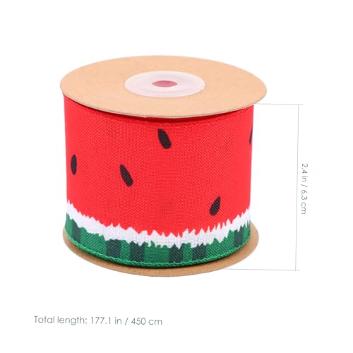 Parliky Wassermelonen dekorband Polyester Geschenkband zum Basteln Langlebig Leicht Zuschneidbar für Geschenkverpackungen DIY schleifen Sommerparty Hochzeit Blumenarrangements Parliky Wassermelonen dekorband Polyester Geschenkband zum Basteln Langlebig Leicht Zuschneidbar für Geschenkverpackungen DIY schleifen Sommerparty Hochzeit Blumenarrangements von Parliky