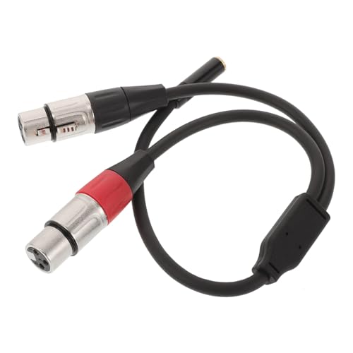 Parliky Xlr Audiokabel Adapter Y Kabel Out Schwarz für Mikrofon und Flexible Signalverbindung Hohe Übertragungsqualität für Dj und Audio Setups Parliky Xlr Audiokabel Adapter Y Kabel Out Schwarz für Mikrofon und Flexible Signalverbindung Hohe Übertragungsqualität für Dj und Audio Setups von Parliky
