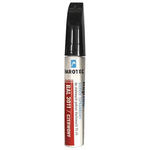 Parotec Retuschiermarker RepTec 15 ml Schnelltrocknende Acrylfarbe für Kratzer und Ausbesserungen, RAL 3011 Rot, mit Korrosionsschutz und Retuschierfunktion Parotec Retuschiermarker RepTec 15 ml Schnelltrocknende Acrylfarbe für Kratzer und Ausbesserungen, RAL 3011 Rot, mit Korrosionsschutz und Retuschierfunktion von Parotec