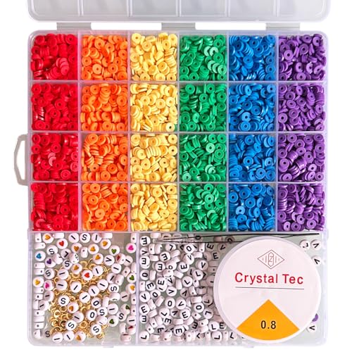 Gay Pride Bastelset aus Gummi-Ton, LGBT-Regenbogenperlen und Alphabet für Kunsthandwerk mit dehnbarer Perlenschnur, Regenbogenfarben, Tonperlen für Gay Pride, Partyzubehör, Dekoration, DIY Handwerk Gay Pride Bastelset aus Gummi-Ton, LGBT-Regenbogenperlen und Alphabet für Kunsthandwerk mit dehnbarer Perlenschnur, Regenbogenfarben, Tonperlen für Gay Pride, Partyzubehör, Dekoration, DIY Handwerk von ParsNuntio