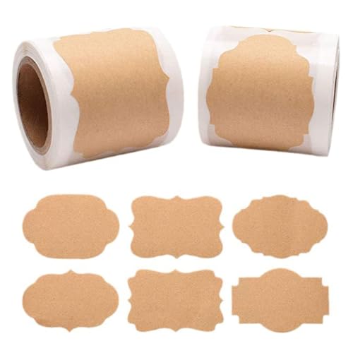 Parthan 2 Rollen Selbstklebende Etiketten für Marmeladengläser, Geschenkverpackung & DIY Personalisierung, Bastelbedarf, Aufkleber zum Beschriften, 600 Stück Parthan 2 Rollen Selbstklebende Etiketten für Marmeladengläser, Geschenkverpackung & DIY Personalisierung, Bastelbedarf, Aufkleber zum Beschriften, 600 Stück von Parthan