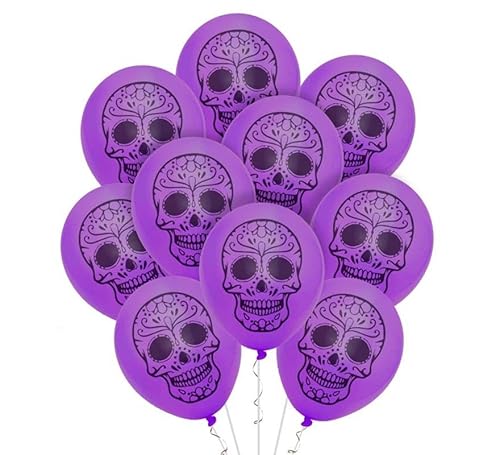 Partilandia 10 Luftballons "Tag der Toten", 30,5 cm von Partilandia