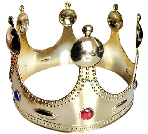 Partilandia Krone des Zauberers oder Mittelalters, goldfarben Partilandia Krone des Zauberers oder Mittelalters, goldfarben von Partilandia