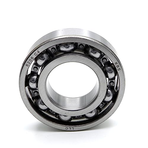 Parts and Parts Rillenkugellager 6206 c4, 30x62x16mm, DIN 625 ISO 15, Hochgeschwindigkeits-Radiallager, reibungsarm, leichtgängig, ideal für Fahrzeuggetriebe und Industriemaschinen von Parts and Parts