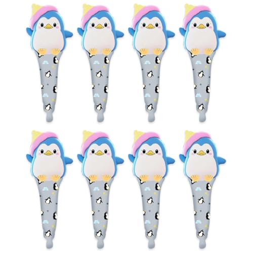 Party Austria 8x Mini-Pinguinballon Folienballonsets luftbefüllbar 50cm Luftballon Pinguin von Party Austria