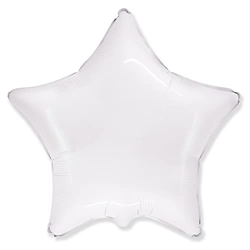 Party Brands Partyballon aus Folien, Mylar, 45,7 cm, Weiß von Party Brands