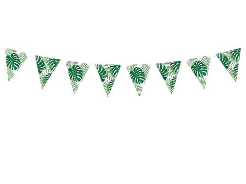 PartyDeco Luck and Luck Karibische-Girlande mit Wimpeln Raumdekoration grün-Weiss 15 cm x 1,3 m PartyDeco Luck and Luck Karibische-Girlande mit Wimpeln Raumdekoration grün-Weiss 15 cm x 1,3 m von PartyDeco