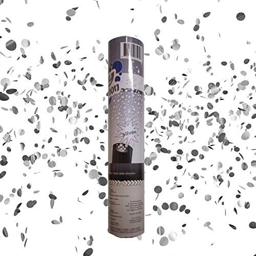 NEU Konfetti-Shooter, Silber-Flitter, ca. 20 cm NEU Konfetti-Shooter, Silber-Flitter, ca. 20 cm von Party Discount