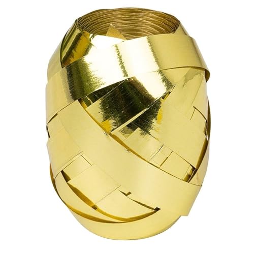 Party Discount Geschenkband, Polyband, 10mm Breite, 30m, gold glänzend, Schleifenband für Präsente, Deko, Basteln Party Discount Geschenkband, Polyband, 10mm Breite, 30m, gold glänzend, Schleifenband für Präsente, Deko, Basteln von Party Discount