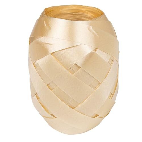 Party Discount Geschenkband, Polyband, 10mm Breite, 30m, hellbraun, Schleifenband für Präsente, Deko, Basteln Party Discount Geschenkband, Polyband, 10mm Breite, 30m, hellbraun, Schleifenband für Präsente, Deko, Basteln von Party Discount
