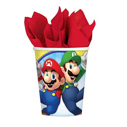Party Discount NEU Becher Super Mario, 250 ml, 8 Stück von Party Discount