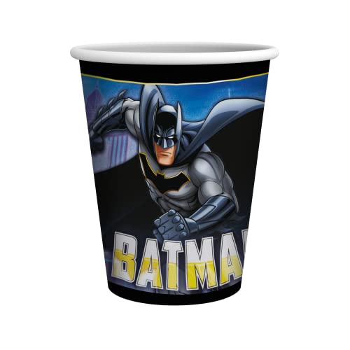 Party Factory `Batman´ 10 Pappbecher, 250ml, bunt, Einwegbecher, Partybecher für Kindergeburtstag oder Mottoparty Party Factory `Batman´ 10 Pappbecher, 250ml, bunt, Einwegbecher, Partybecher für Kindergeburtstag oder Mottoparty von Party Factory