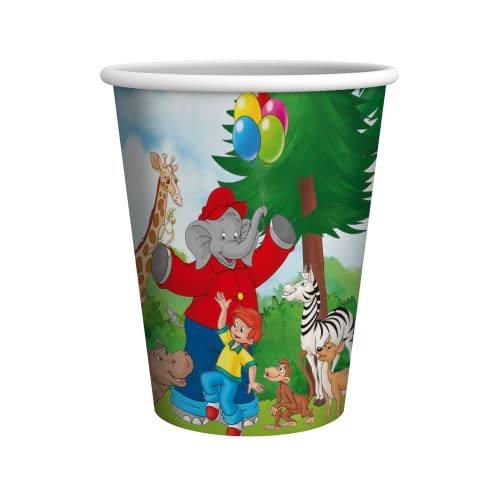 Party Factory `Benjamin Blümchen´ 10 Pappbecher, 250ml, bunt, Einwegbecher, Partybecher für Kindergeburtstag oder Mottoparty Party Factory `Benjamin Blümchen´ 10 Pappbecher, 250ml, bunt, Einwegbecher, Partybecher für Kindergeburtstag oder Mottoparty von Party Factory