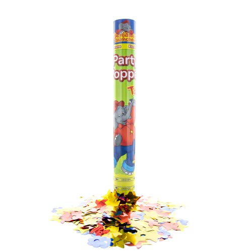 Party Factory `Benjamin Blümchen´ Party Popper 1er Set, 40 cm Konfettikanone mit bunt schimmerndem Konfetti, bis zu 8 m Flughöhe Party Factory `Benjamin Blümchen´ Party Popper 1er Set, 40 cm Konfettikanone mit bunt schimmerndem Konfetti, bis zu 8 m Flughöhe von Party Factory
