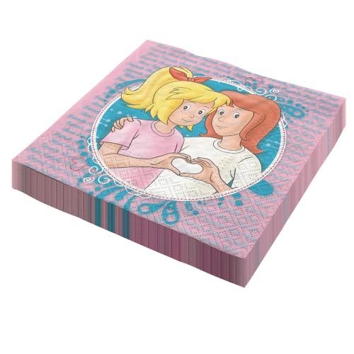Party Factory `Bibi & Tina´ 20 Papier Servietten, 33x33cm, bunt, 3-lagig, Einwegservietten für Kindergeburtstag oder Mottoparty Party Factory `Bibi & Tina´ 20 Papier Servietten, 33x33cm, bunt, 3-lagig, Einwegservietten für Kindergeburtstag oder Mottoparty von Party Factory