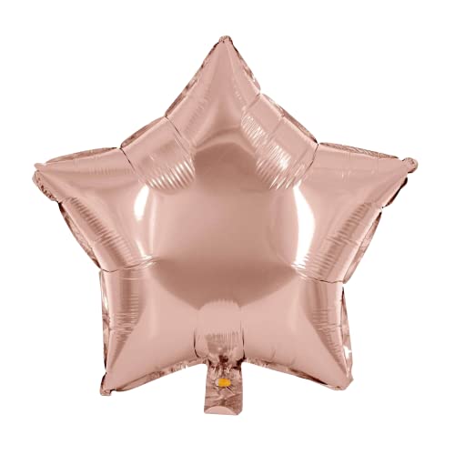Party Factory Folienballon Stern, roségold, Ø 45cm, Heliumballon, hochglänzender Luftballon für Geburtstag, Hochzeit, Party Party Factory Folienballon Stern, roségold, Ø 45cm, Heliumballon, hochglänzender Luftballon für Geburtstag, Hochzeit, Party von Party Factory