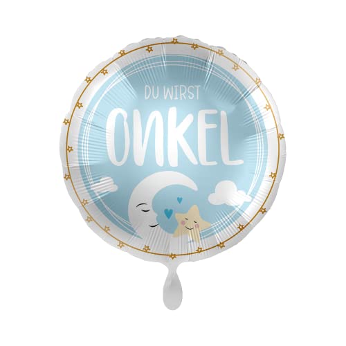 Party Factory Folienballon rund Du wirst Onkel 43cm, Heliumballon, Luftballon zur Geburt, Babyshower oder Mottoparty Party Factory Folienballon rund Du wirst Onkel 43cm, Heliumballon, Luftballon zur Geburt, Babyshower oder Mottoparty von Party Factory