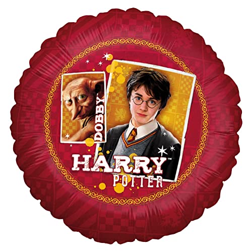 Party Factory `Harry Potter´ Folienballon, Ø45cm, rot, gold, Harry und Dobby, Hogwarts Zauberer Heliumballon zum Geburtstag Party Factory `Harry Potter´ Folienballon, Ø45cm, rot, gold, Harry und Dobby, Hogwarts Zauberer Heliumballon zum Geburtstag von Party Factory