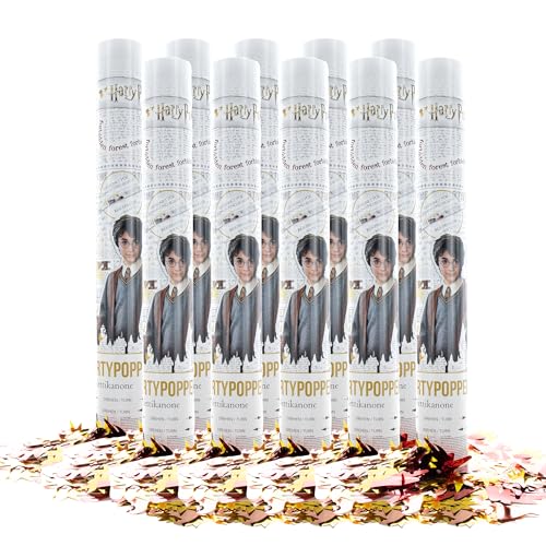 Party Factory `Harry Potter´ Party Popper 10er Set, 40 cm Konfettikanone mit bunt schimmerndem Konfetti, bis zu 8 m Flughöhe Party Factory `Harry Potter´ Party Popper 10er Set, 40 cm Konfettikanone mit bunt schimmerndem Konfetti, bis zu 8 m Flughöhe von Party Factory