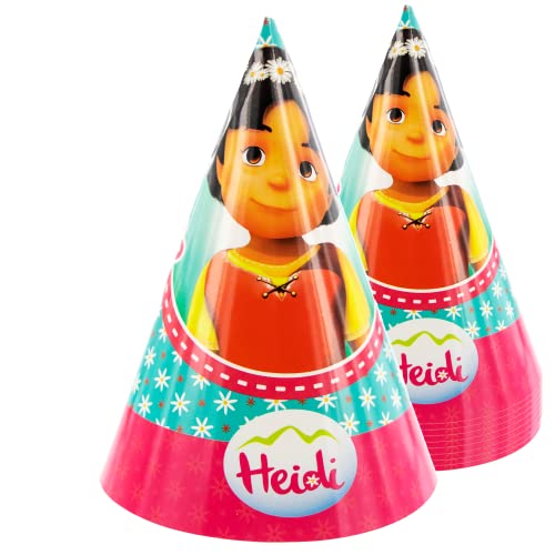 Party Factory `Heidi´ 10 Partyhütchen, ca. 10x16cm, bunt, Partyhüte aus Pappe für Kindergeburtstag oder Mottoparty Party Factory `Heidi´ 10 Partyhütchen, ca. 10x16cm, bunt, Partyhüte aus Pappe für Kindergeburtstag oder Mottoparty von Party Factory