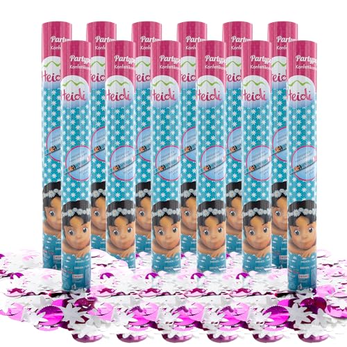Party Factory `Heidi´ Party Popper 12er Set, 40 cm Konfettikanone mit bunt schimmerndem Konfetti, bis zu 8 m Flughöhe Party Factory `Heidi´ Party Popper 12er Set, 40 cm Konfettikanone mit bunt schimmerndem Konfetti, bis zu 8 m Flughöhe von Party Factory