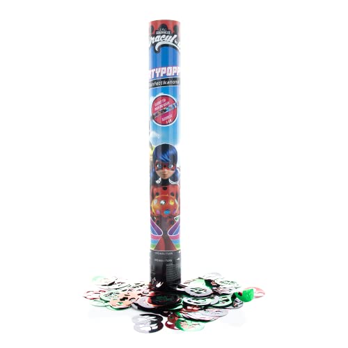 Party Factory `Miraculous´ Party Popper 1er Set, 40 cm Konfettikanone mit bunt schimmerndem Konfetti, bis zu 8 m Flughöhe Party Factory `Miraculous´ Party Popper 1er Set, 40 cm Konfettikanone mit bunt schimmerndem Konfetti, bis zu 8 m Flughöhe von Party Factory