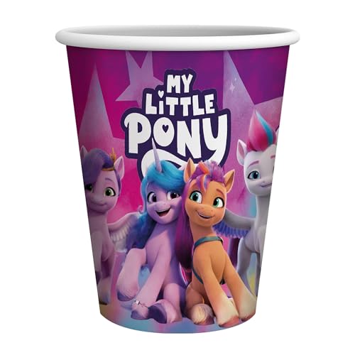 Party Factory `My Little Pony´ 8 Pappbecher 250ml, Einwegbecher, Papierbecher für Kindergeburtstag oder Mottoparty Party Factory `My Little Pony´ 8 Pappbecher 250ml, Einwegbecher, Papierbecher für Kindergeburtstag oder Mottoparty von Party Factory