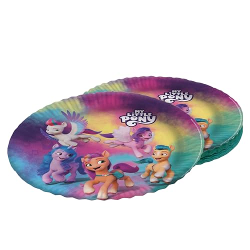 Party Factory `My little Pony´ 8x Pappteller, Einwegteller bunt, Ø23cm, Partyteller zum Kindergeburtstag, Mottoparty Party Factory `My little Pony´ 8x Pappteller, Einwegteller bunt, Ø23cm, Partyteller zum Kindergeburtstag, Mottoparty von Party Factory