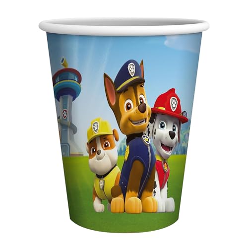 Party Factory `Paw Patrol´ 8 Pappbecher 250ml, Einwegbecher, Papierbecher für Kindergeburtstag oder Mottoparty Party Factory `Paw Patrol´ 8 Pappbecher 250ml, Einwegbecher, Papierbecher für Kindergeburtstag oder Mottoparty von Party Factory