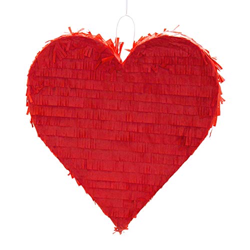 Party Factory Pinata Herz Rot Kinder Geburtstag Schlag-Pinata 36 x 7,5 x 37 cm Dekoration Geburtstagsdeko Party Factory Pinata Herz Rot Kinder Geburtstag Schlag-Pinata 36 x 7,5 x 37 cm Dekoration Geburtstagsdeko von Party Factory