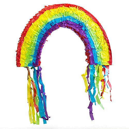 Party Factory – Pinata Regenbogen für Jungen & Mädchen zum Befüllen & aufhängen – Schlag-Piñata als Party Deko in 58x10x37 cm für Geburtstag & Mottopartys – Partyspiel Motiv-Pinjata für Kinder Party Factory – Pinata Regenbogen für Jungen & Mädchen zum Befüllen & aufhängen – Schlag-Piñata als Party Deko in 58x10x37 cm für Geburtstag & Mottopartys – Partyspiel Motiv-Pinjata für Kinder von Party Factory