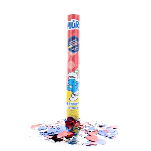 Party Factory `Schlümpfe´ Party Popper 1er Set, 40 cm Konfettikanone mit bunt schimmerndem Konfetti, bis zu 8 m Flughöhe Party Factory `Schlümpfe´ Party Popper 1er Set, 40 cm Konfettikanone mit bunt schimmerndem Konfetti, bis zu 8 m Flughöhe von Party Factory