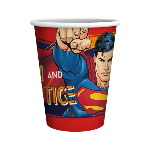 Party Factory `Superman´ 10 Pappbecher, 250ml, bunt, Einwegbecher, Partybecher für Kindergeburtstag oder Mottoparty Party Factory `Superman´ 10 Pappbecher, 250ml, bunt, Einwegbecher, Partybecher für Kindergeburtstag oder Mottoparty von Party Factory